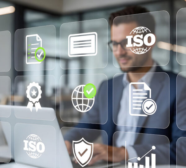 Consultant ISO 9001 animant un atelier de cartographie des processus avec l’équipe ; définition des indicateurs et des preuves du SMQ pour réussir la certification qualité